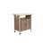 Patio Rattan Bar Table With Wheels And Glass Top-570943800