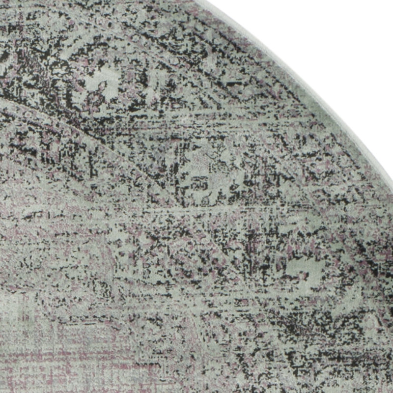 Tapis oriental performance rétro, Ovale 5 pi 3 po x 7 pi 6 po