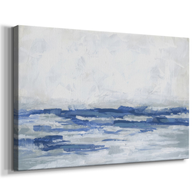 Blue Breakers I -Gallery Wraraped Cavas, 12 x 18