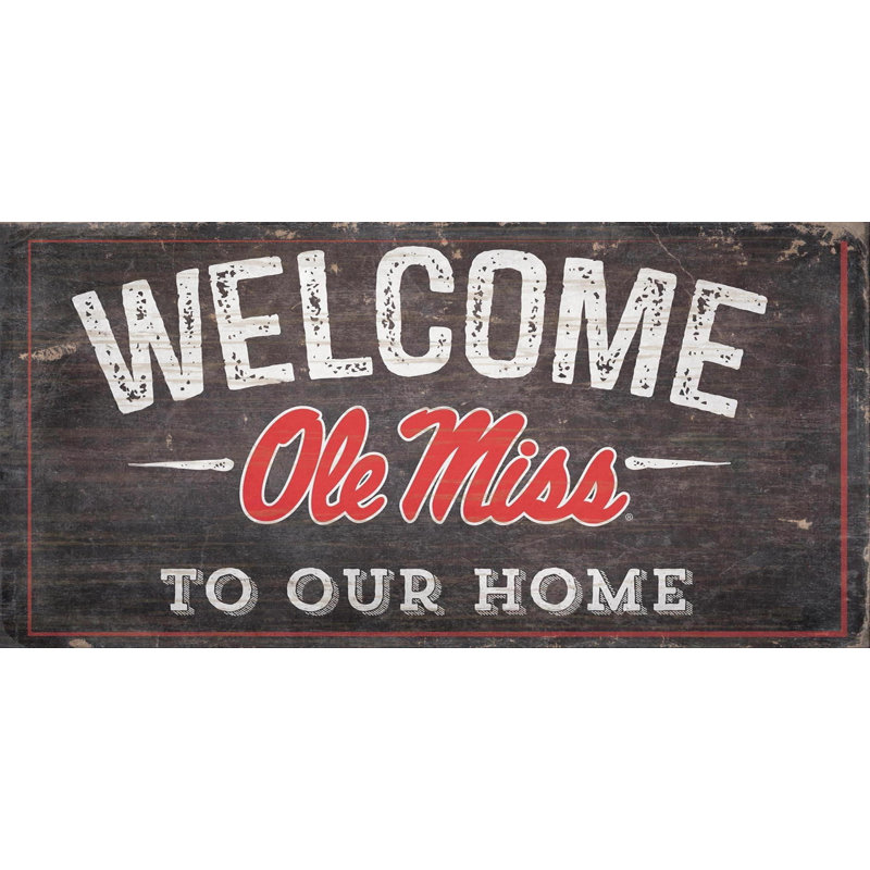 Décoration murale ncaa welcome, Rebels d'Ole Miss