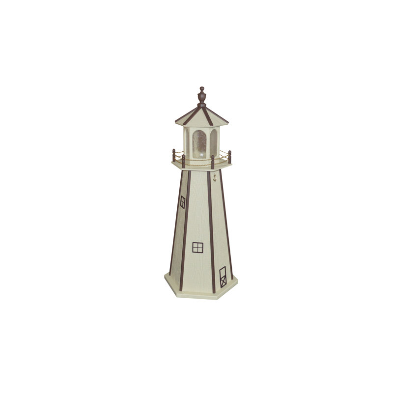 Statue de jardin Baldric, Beige / brun, H 48 po x l 21 po x P 21 po