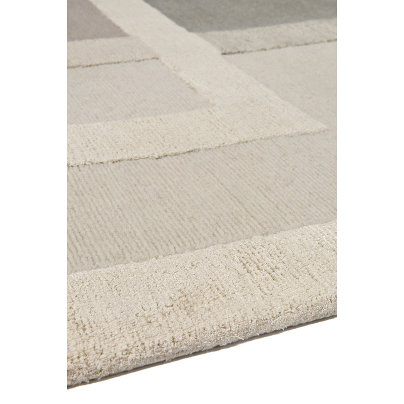 David Rockwell Platinum Metallic Area Rug, Rectangle 6' x 9'