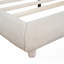 Lit plateforme en tissu d'ameublement Teddy
