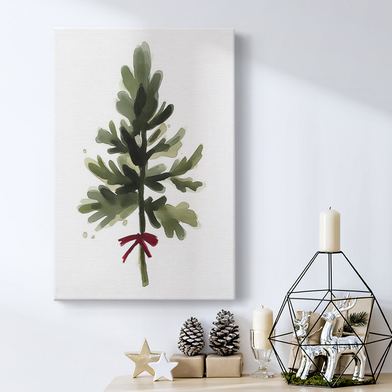 Art des Fêtes de Noël - Toile tendue avec châssis DCCL XXXVII, H 18 po x l 12 po