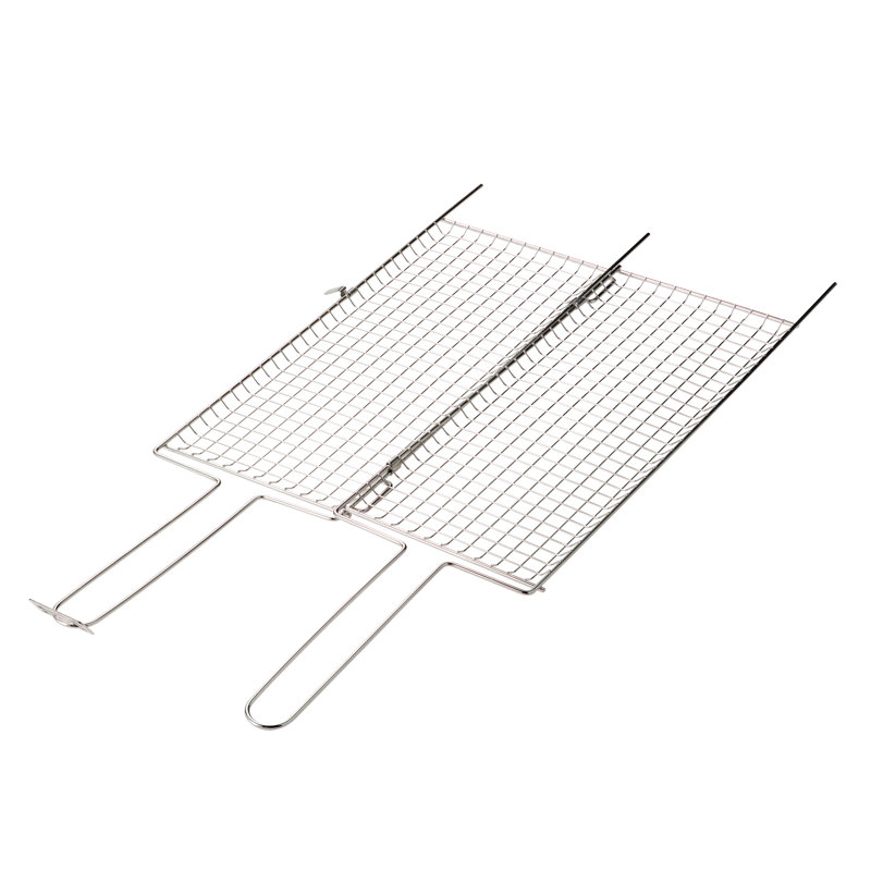 Tramontina Stainless Steel Grill Basket with Long Handle
