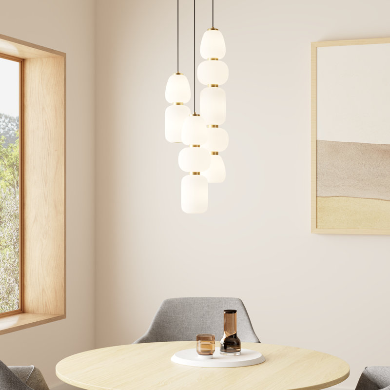 Kace 3-Light Dimmable LED Cluster Pendant 