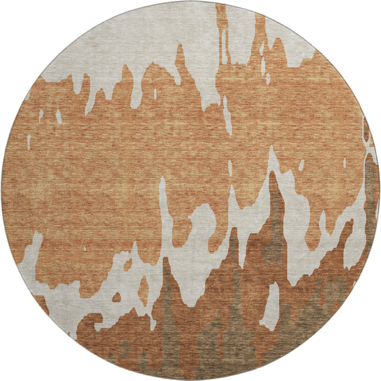 Premium Machine Washable Prisco Paprika Rug