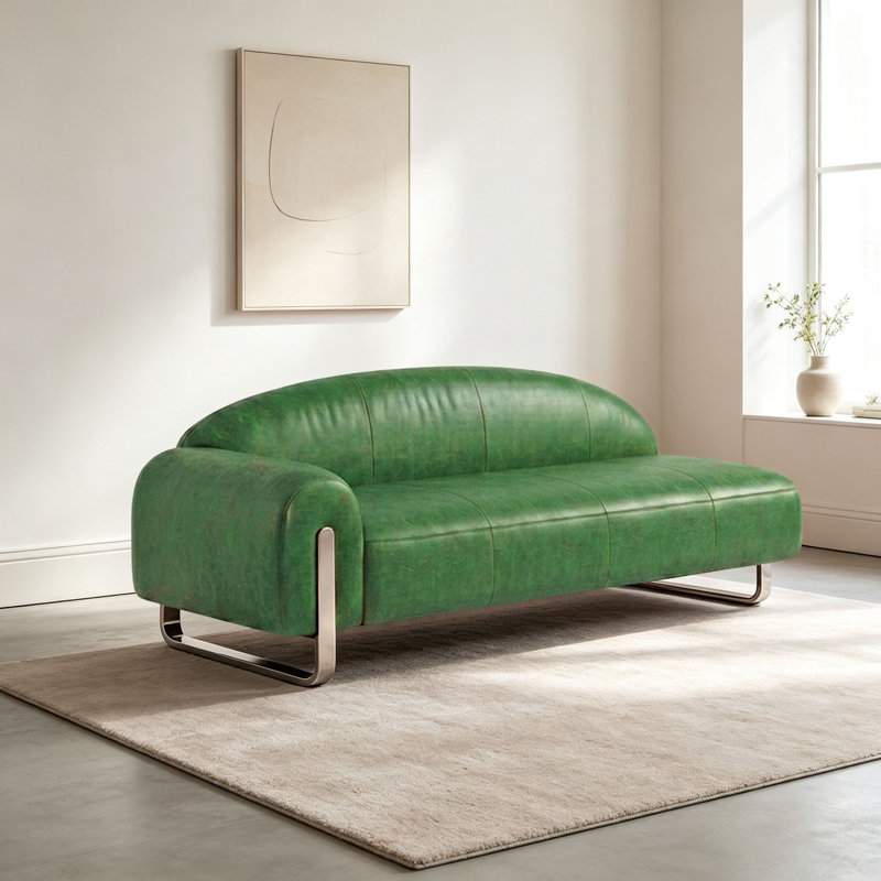 Upholstered Chaise Lounge, Off-White