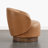 Modern Swivel Barrel Chairs With Wood Base
