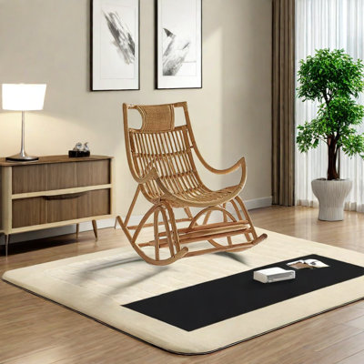Chaise berçante en rotin Balcon Living Home