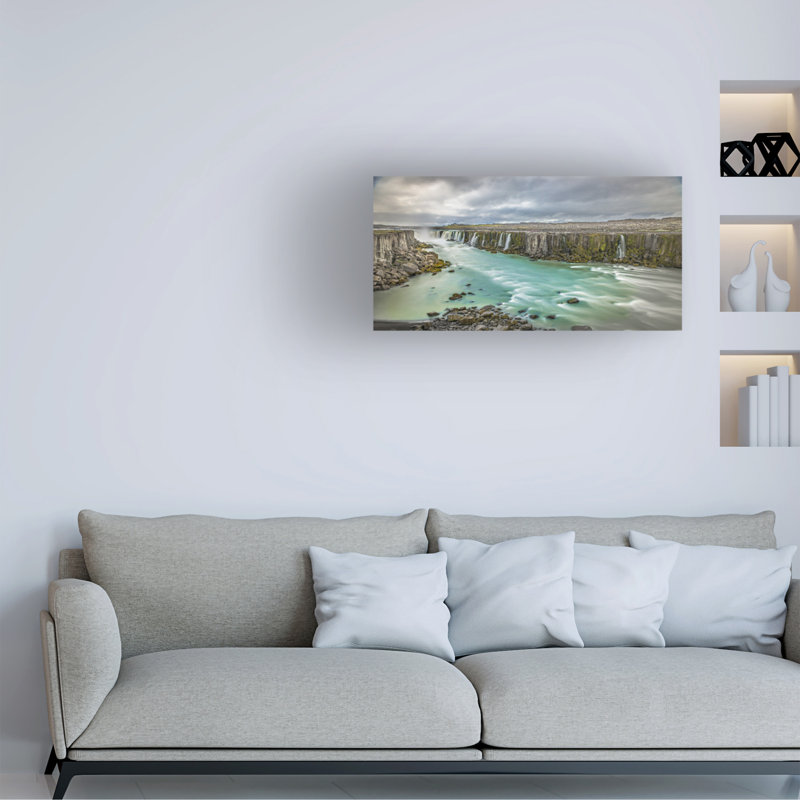 Jeffrey C. Sink Selfoss Canyon Canvas Art, H 10 po x l 19 po
