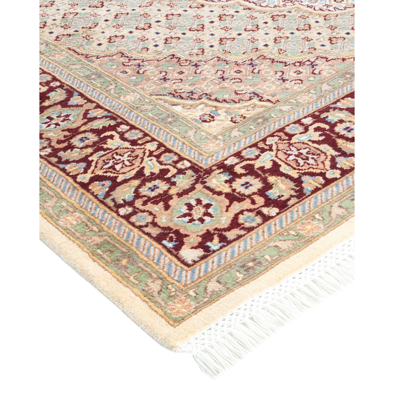 Classic One-of-a-Kind 6'2" X 9'5" Hand Knotted Area Rug