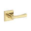Wyndcliff Full Dummy Lever with Stepped Square Rose in Lifetime (PVD) Satin Brass-2072593966
