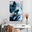 Bleu marine Avery abstrait-108544741