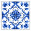 Abstrait floral - reproduction sur toile-67466985-67466977