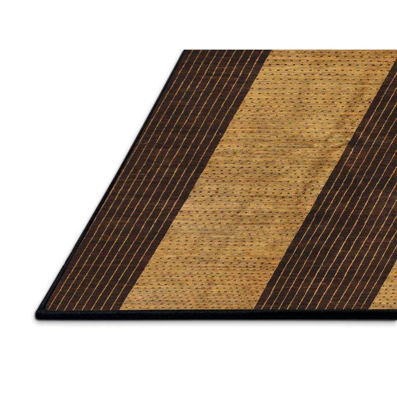 Abstract Indoor Rug, Rectangle 2' x 4'