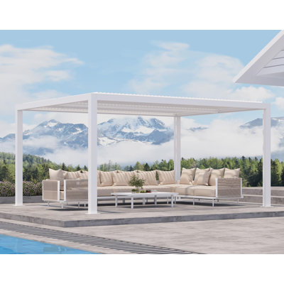 3.7m x 2.4m Aluminum Pergola