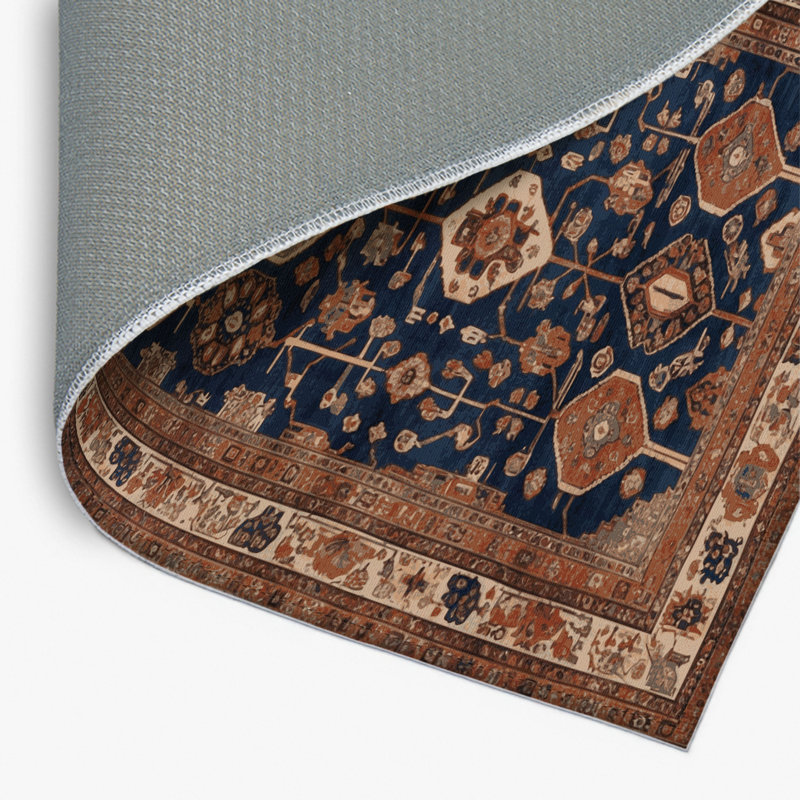 Tapis turc intérieur et extérieur brun, Rectangulaire 2 pi x 3 pi