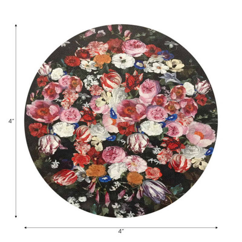 Sous-verres festons en cuir feston