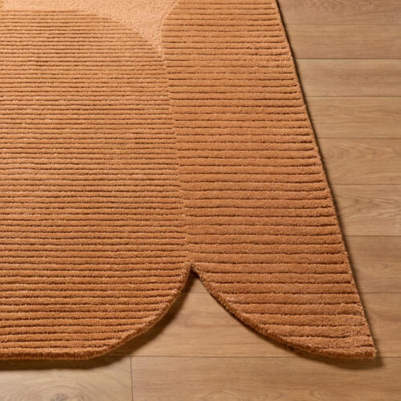 Tate Hand Tufted Indoor Area Rug, Rectangle 5' x 7'6"