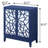 Breckenridge Blue 2-Door Console Table