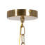 3 - Light Brushed Gold Pendant