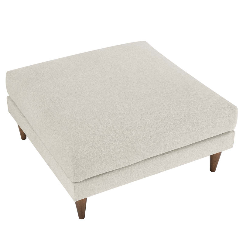 Repose-pieds rembourré Modway Zoya, 100 % polyester ivoire