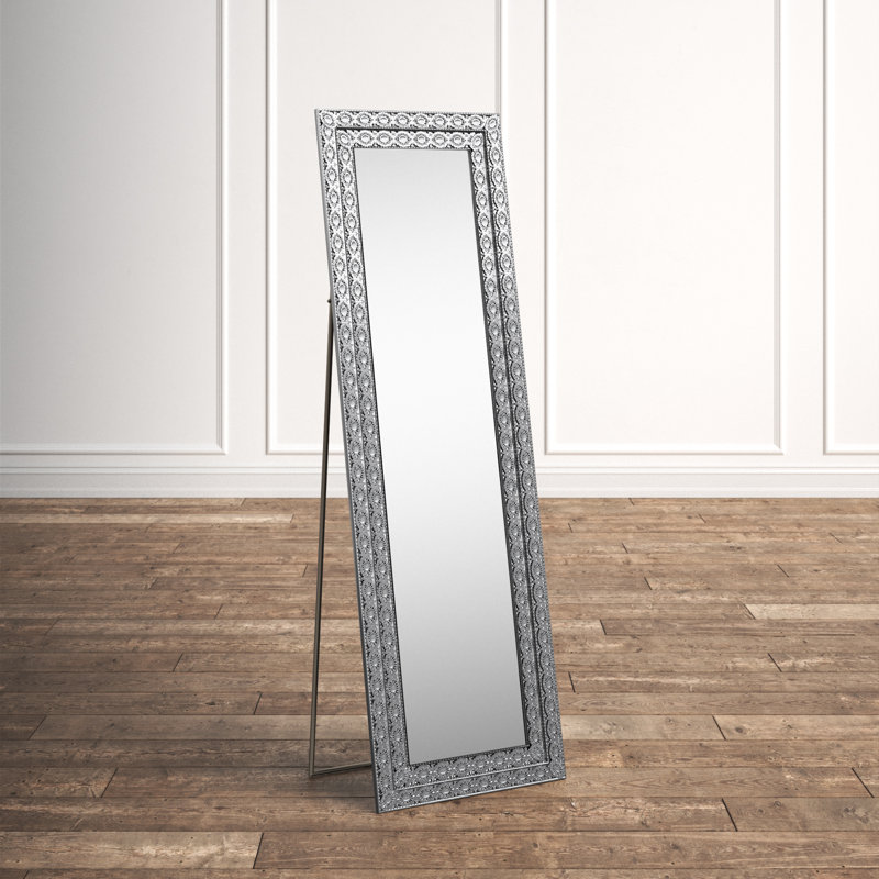 Olancha Metal Flat Floor Mirror
