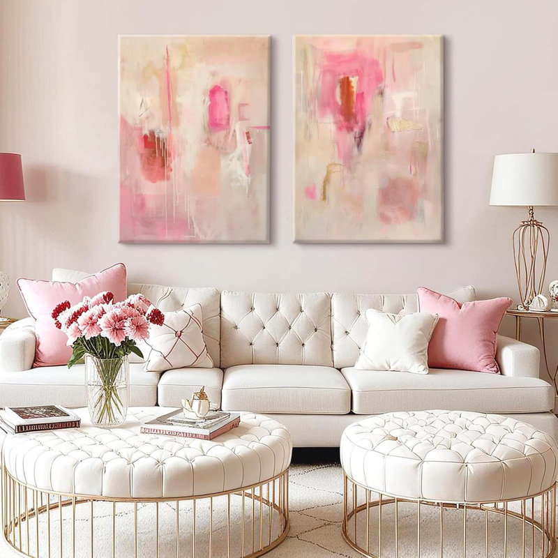 2 Piece Wrapped Canvas Print, 60 cm H x 40 cm W