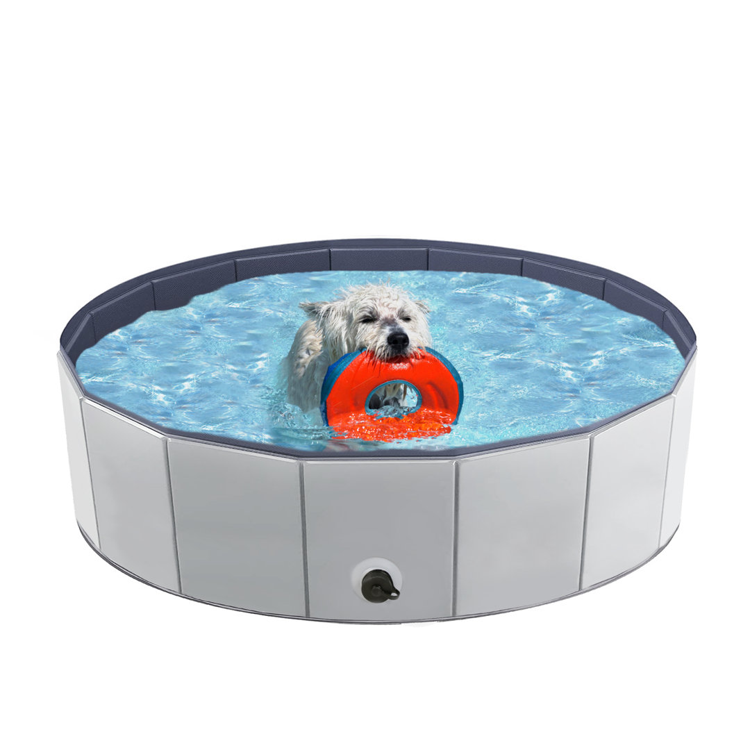 Rosemont Foldable Pet Pool Swimming Bathing Tub
