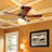 Brunman 52'' Ceiling Fan with Light Kit