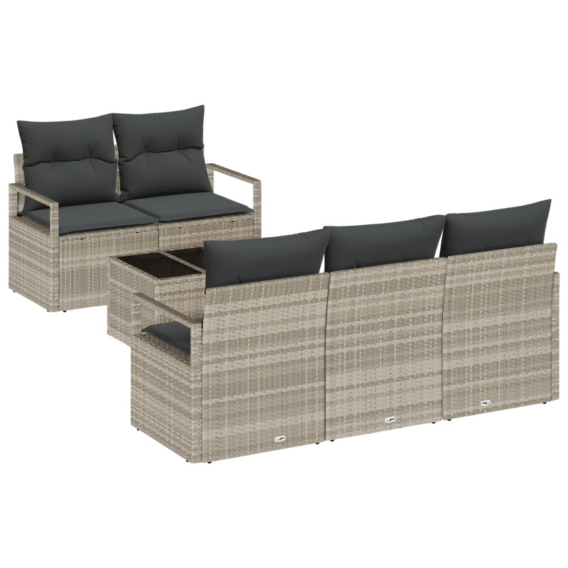 175cm Wide Patio Sofa with Cushions