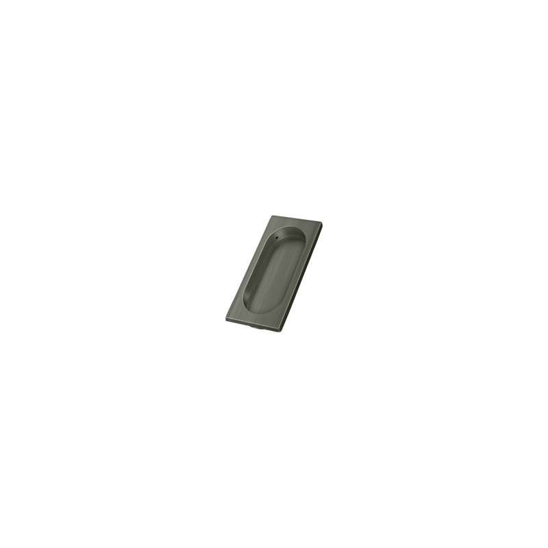 Recessed Pull, Antique Nickel