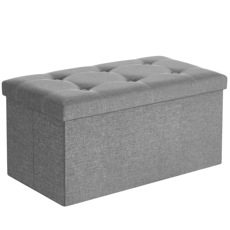Rufo 76cm Wide Rectangle Cube Ottoman with Storage