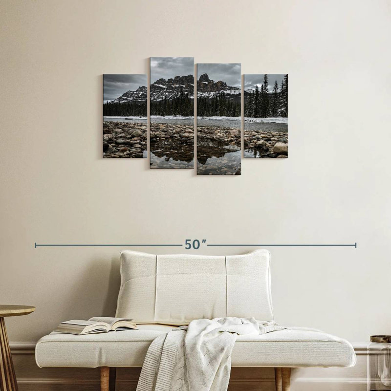 Alvord Chilly Castle Mountain, H 22 po x l 36 po