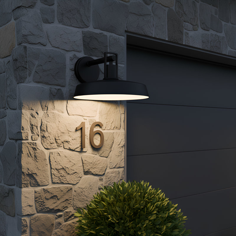 Lanterne murale d'extérieur 1 lumière Karson, H 9 po x l 14 po x P 14,5 po