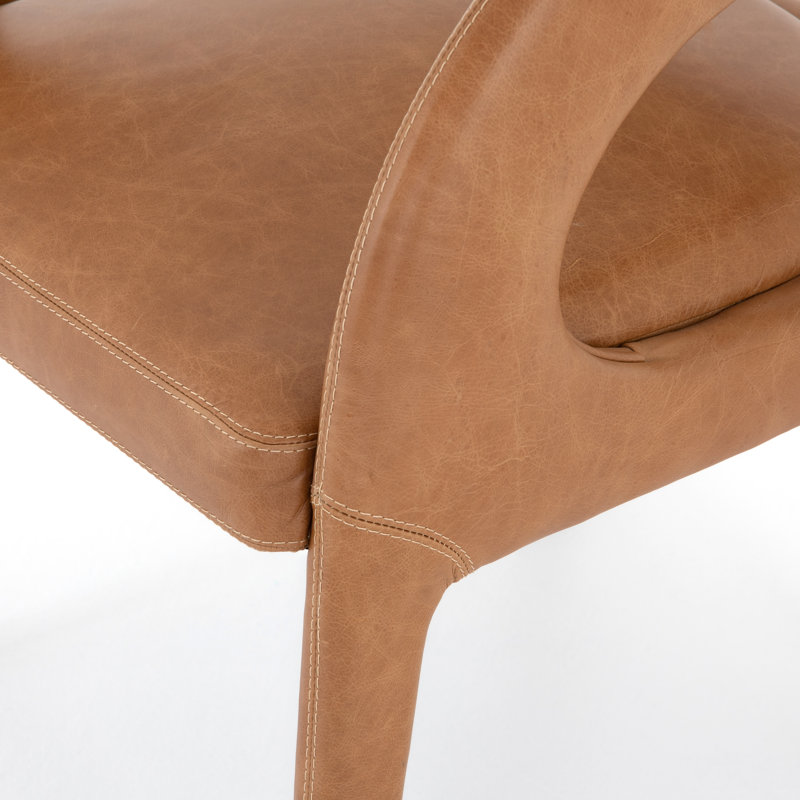 Hawkins Standard Upholstered Arm Chair, Butterscotch