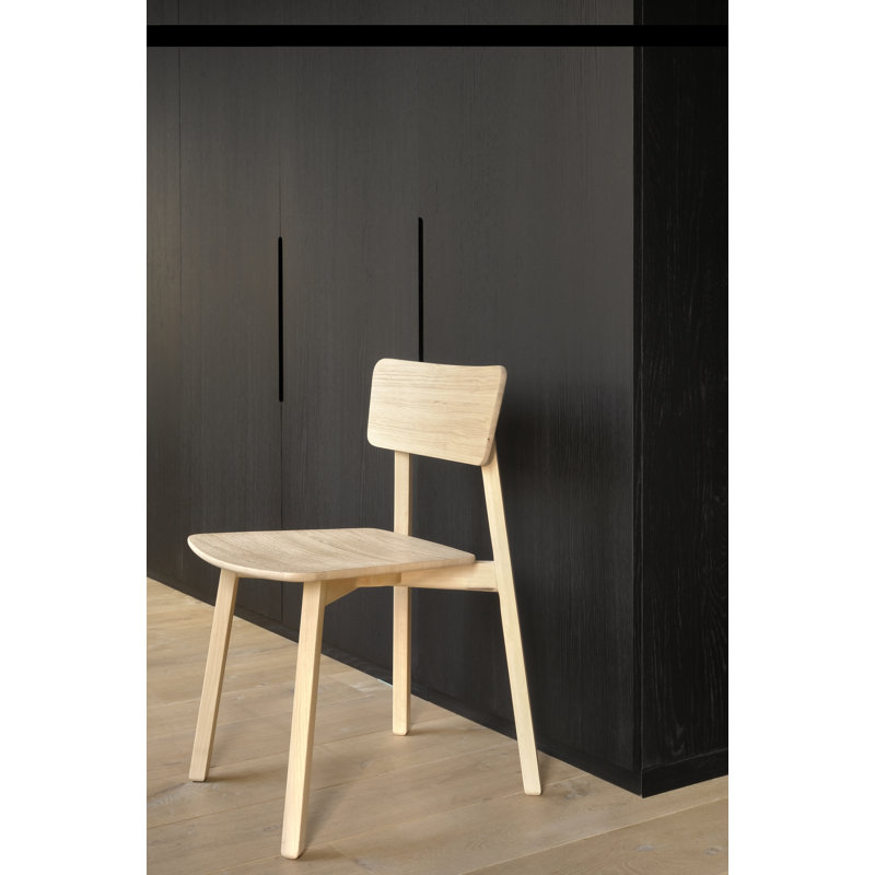 Casale Solid Wood Dining Chair, Varnish