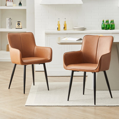 50cm H Upholstered Metal Armchair