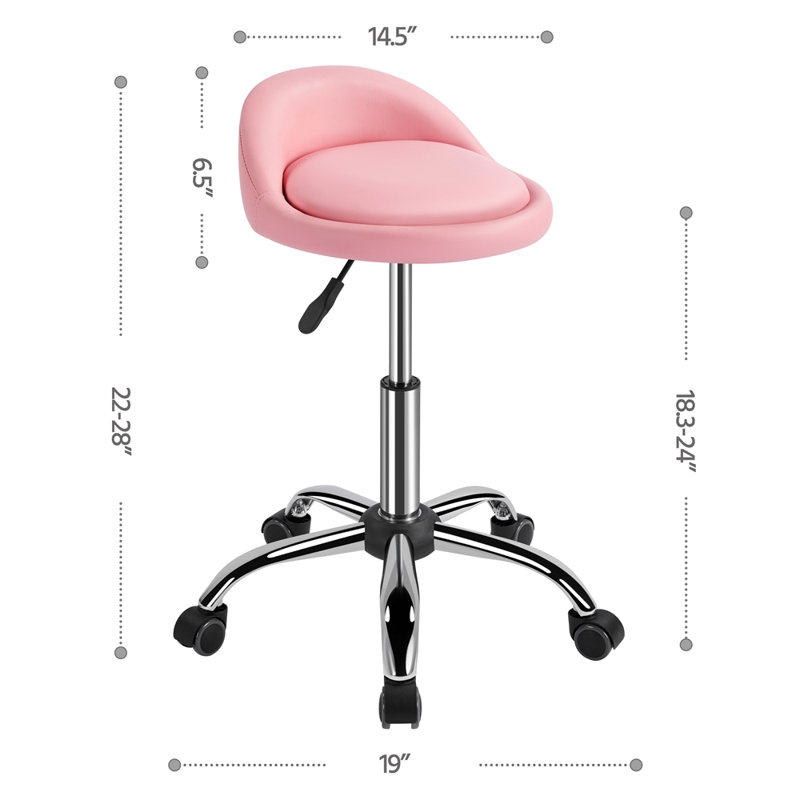 Tabouret de bar Alandus, Rose