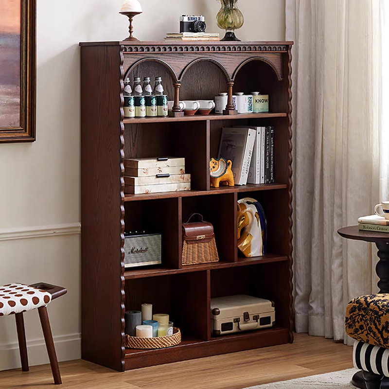 Maroon Solid Wood Display Cases
