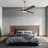 42 Inch 3 Blades Flush Mount Modern Ceiling Fan Light With Remote Control-1748181189