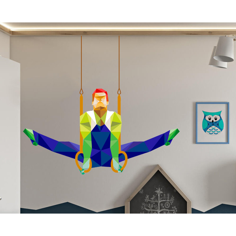 Sports Wall Decal, 33" H x 39" W