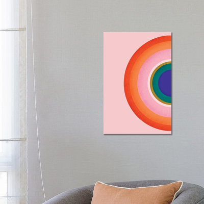 Colorful Half Circle by Show Me Mars - Gallery-Wrapped Canvas Giclée on Canvas
