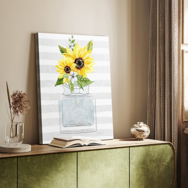 Sunflower Perfume II - galerie sur mesure, H 27 po x l 18 po