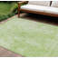 Tapis intérieur lavable abstrait vert 10 pi x 14 pi