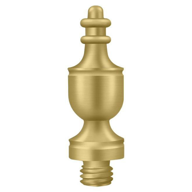 Deltana DSUT4 Urn Tip in Brushed Brass, Brushed Brass