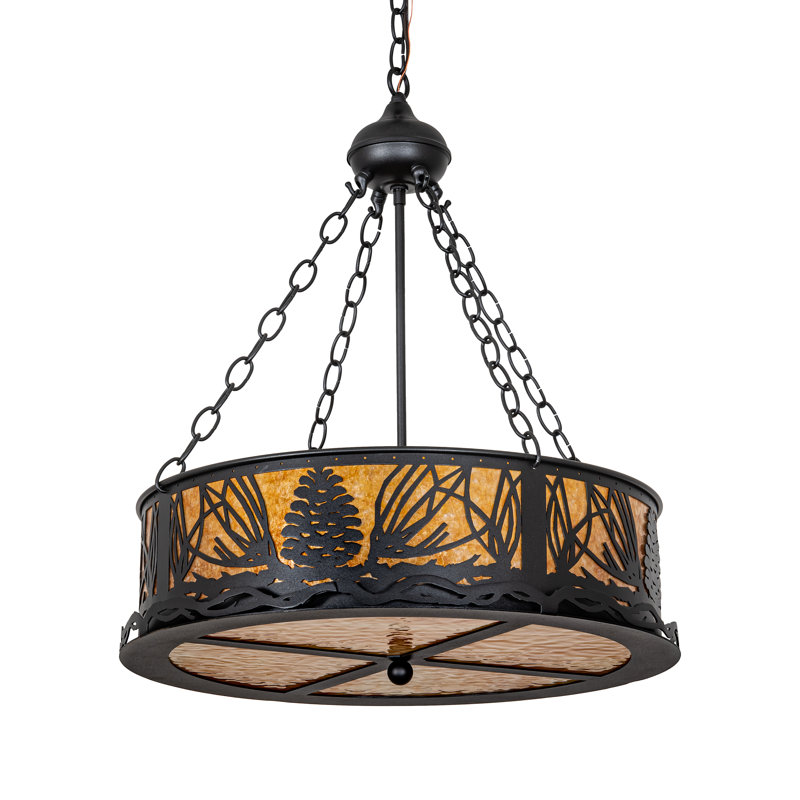 Sid 4 - Light Pendant, Black, 35" H x 22" W x 22" D