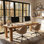Solid Wood Computer Desk