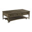 Table basse en bois massif avec rangement Daniel-James
